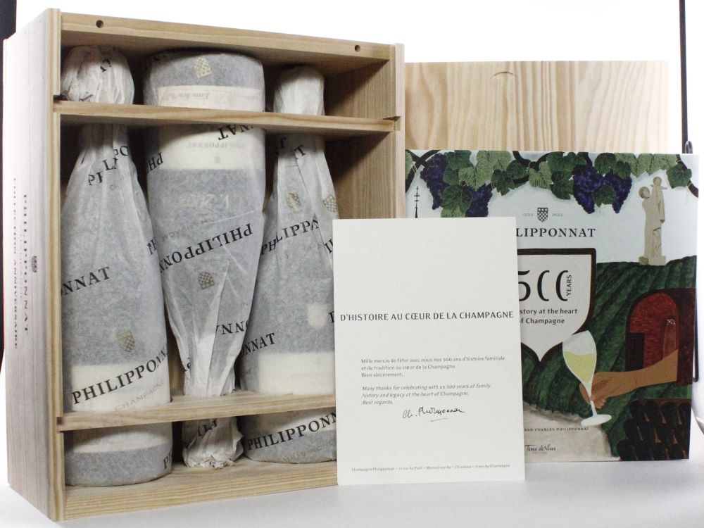 500 YEARS ANNIVERSARY BOX 3本セット[CUVEE 1522 L.V. 2000/ CUVEE 1522 L.V.2002/LE LEON 2014](PHILIPPONNAT)JAS認証